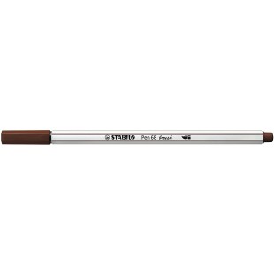 Feutre pinceau STABILO Pen 68 brush - marron