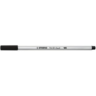 Feutre pinceau STABILO Pen 68 brush - noir