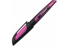 Stabilo EASYbuddy Stylo plume avec plume standard M Noir/magenta Encre bleue effacable