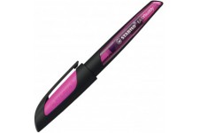 Stabilo EASYbuddy Stylo plume pour debutant avec plume A Noir/magenta Encre bleue effacable