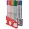Feutre pinceau - STABILO Pen 68 brush- etui colorparade x 20 feutres- coloris assortis