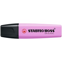 Lot de 10 : STABILO® Textmarker BOSS® ORIGINAL Pastel 2-5mm fuchsie