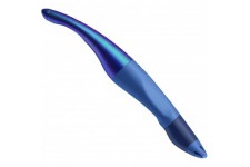 Stylo Roller - STABILO Easyoriginal - 1 Stylo Roller Ergonomique Rechargeable - Bleu Edition Hologramme - Gaucher