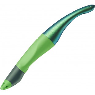 Stylo Roller - STABILO Easyoriginal - 1 Stylo Roller Ergonomique Rechargeable - Vert Edition Hologramme - Droitier