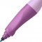 Stabilo Easy Stylo a  bille ergonomique pour droitiers Pastel dans un eclat violet - Stylo unique - Couleur d'encre bleue (effac