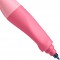 Stabilo Easy Stylo a  bille ergonomique pour gaucher Couleur pastel rouge rose Stylo unique Encre bleue effacable Avec cartouche