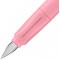 STABILO EASYbuddy Pastel Stylo plume avec plume pour debutant Rouge rose Encre bleue effacable Avec cartouche incluse