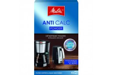 Melitta Detartrant en Poudre, Pour Cafetieres a Filtres, 6 x 20g