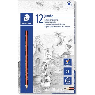 Lot de 50 : Staedtler 1285-1 Noris Club Crayons graphites, durete 2B, etui 