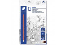 Lot de 50 : Staedtler 1285-1 Noris Club Crayons graphites, durete 2B, etui 