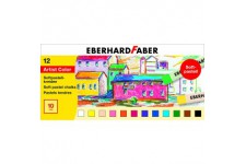 Staedtler Pastels tendres de qualite professionnelle, Couleurs lumineuses et facilement miscibles, etui carton avec 12 couleurs 