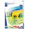 Staedtler Pastels tendres de qualite professionnelle, Couleurs lumineuses et facilement miscibles, etui carton avec 36 couleurs 