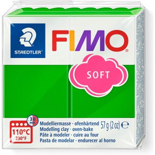 Staedtler - Fimo Soft - Pain Pte a   Modeler 57 g Vert Tropique