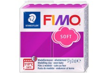 Fimo - Pate FIMO Effet Soft, nombreux coloris au choix - mauve