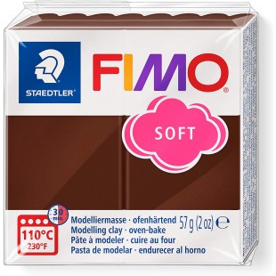 Staedtler - Fimo Soft - Pain Pte a   Modeler 57 g Chocolat