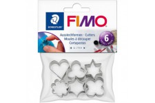 Dtm Loisirs Creatifs Staedtler - Fimo Accessoires - Polybag 6 Mini Emporte-Pieces Motifs Assortis @ 2 - 3 cm