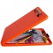 slim Mate, Ouvertes en haut cotes Noir 24 x 33,5 cm orange fluo