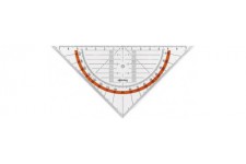 Triangle de geometrie sans manche 16cm