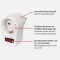 Adaptateur prise de courant avec interrupteur Blanc (prise electrique de securite avec interrupteur, prise intermediaire avec se