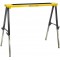 1444610 MB 120 KH Treteau de travail pliable, Noir/jaune/argent, 5 m