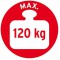 1444610 MB 120 KH Treteau de travail pliable, Noir/jaune/argent, 5 m