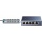 1153390120 Prolongateur Multiprise Primera-Line 10 Prises, Argent, 2 m & TP-Link SG105 Switch Ethernet Gigabit 5 Ports RJ45 Meta