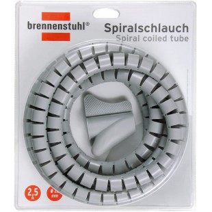 1164360 Tuyau Spirale Gris 20mm-2,5m Blister 1 Piece