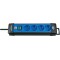 1951340100 - Base maºltiple Premium-Line azul/negra con varias posibilidad de instalacion y fijacion (4 tomas)
