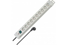 1955500100 - Base maºltiple Premium-Line gris claro con varias posibilidad de instalacion y fijacion (10 tomas)