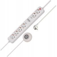 1159560216 Eco-Line Comfort Switch Plus EL CSP 24 Prolongateur multiprise Blanc