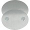 1290000 BR 1000 Plaque de Montage magnetique pour detecteur de fumee, Argent, 5 m