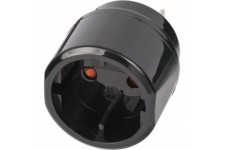 1508450 Adaptateur secteur de voyage Euro/USA-Japon, Noir
