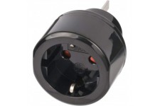 1508440 Adaptateur Secteur de Voyage Prise de Terre/Australie-Chine, Noir