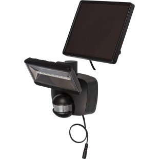 SOL 800 Projecteur solaire a  LED, pour exterieur, avec detecteur de mouvement et panneau solaire, IP44, batterie incluse, LED d