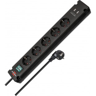 1150660315 - Base maºltiple Bremounta Con puertos USB apta Para montaje fijo (Color Negro)