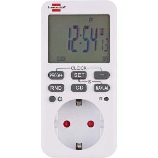 Comfort-Line Programmateur hebdomadaire numerique, Prise programmable numerique (minuterie hebdomadaire pour l'interieur, Foncti