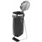 Support pour Sac Poubelle profiline MSS, 120 l, Argent Noir