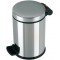 0704-060 Poubelle a  Pedale pour Salle de Bains Trento 4 INOX