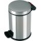 0704-060 Poubelle a  Pedale pour Salle de Bains Trento 4 INOX