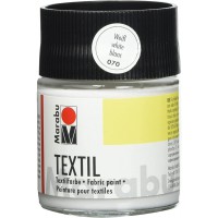 17160005070 Textil Peinture Textile a Base d'eau pour Tissus clairs Lavable jusqu'a 60 °C Poignee Douce Fixation Fa
