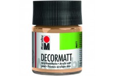 Decormatt 14010005029 - Peinture acrylique mat a base d'eau, cremeuse et coloree, resistante a la salive et aux int