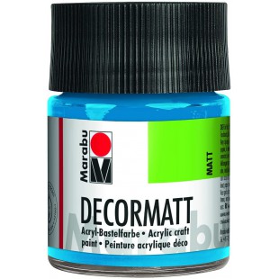  Peinture Acrylique"Decormatt",50 ml Bleu Azur