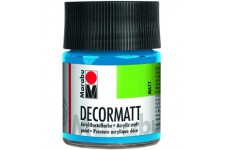  Peinture Acrylique"Decormatt",50 ml Bleu Azur