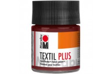 171505046 Jarre Plus, Peinture Textile, Marron Moyen, 5 x 5 x 7,7 cm