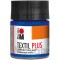 -Textil Plus: Peinture pour Tissus fonces 50ml Pot : fonce ultramrine