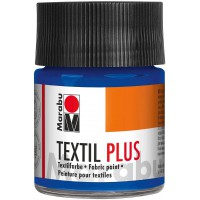 -Textil Plus: Peinture pour Tissus fonces 50ml Pot : fonce ultramrine