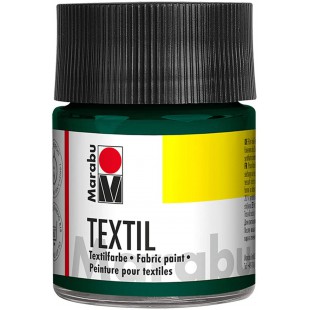 Pot Textil, Peinture pour Tissu, Vert fonce, 5 x 5 x 7.7 cm