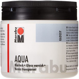 Marabu 113575000 - Aqua Vernis Transparent 500 ML Transparent