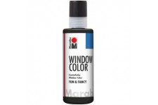 Window Color Fun and Fancy, Pintura 80ml, esquema negra
