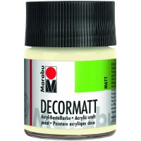 Acrylfarbe decormatt, elfenbein, 50 ml, im Glas